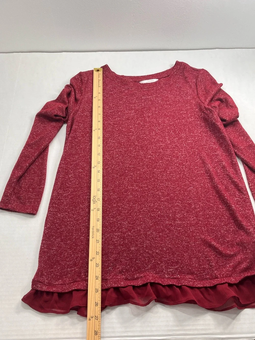 ✨ Lauren Conrad Ruffle Hem Tunic Top ✨